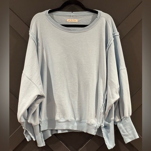 Free People We the Free Light Blue Camden - Picture 3 of 6